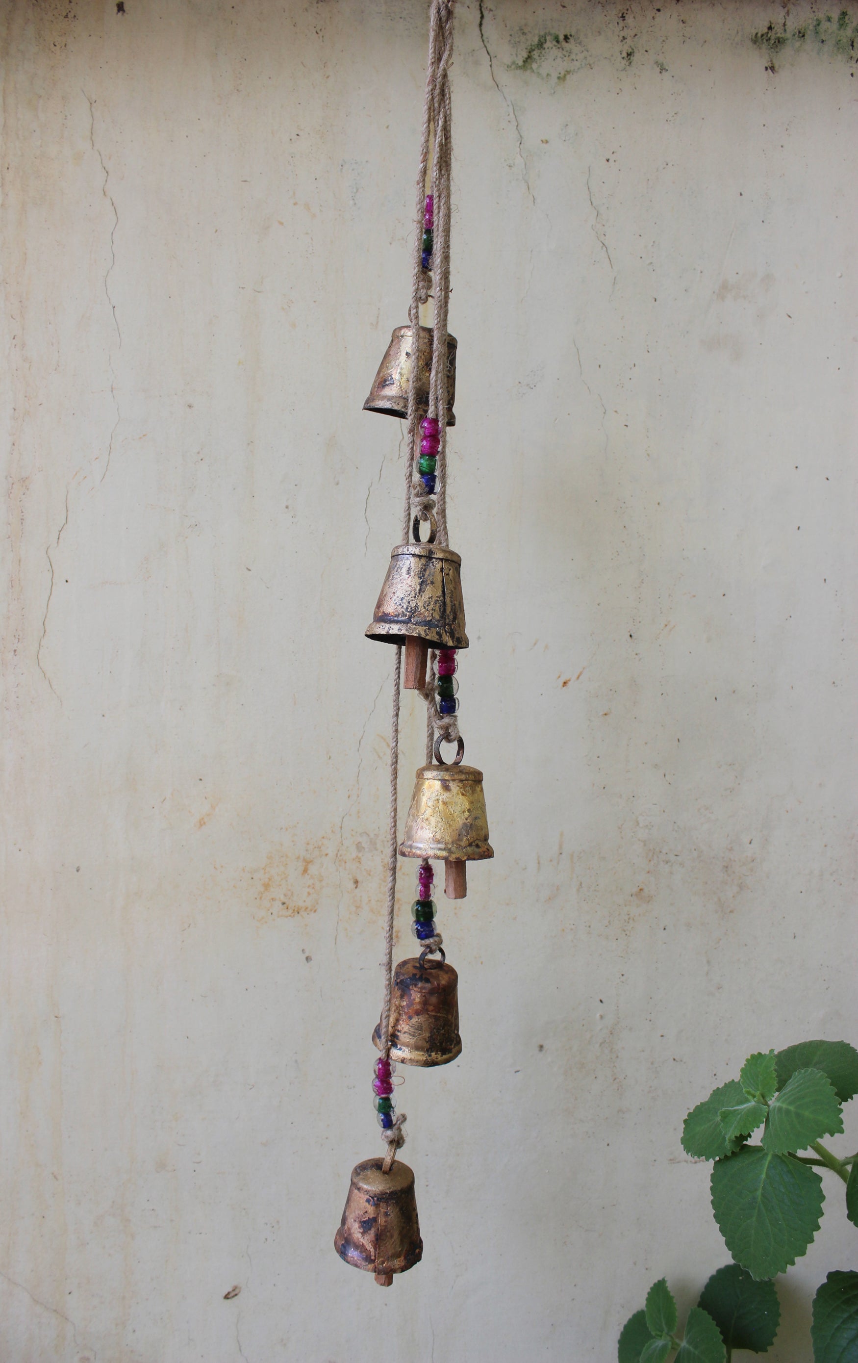 old bells , rustic farmhouse chimes